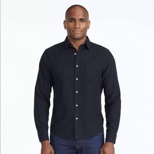 Sherwood UntuckIT flannel shirt, navy, brand new unopened